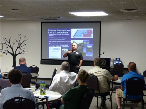 Presentation from Brian Sanada from MDOT  [Click here to view full size picture]